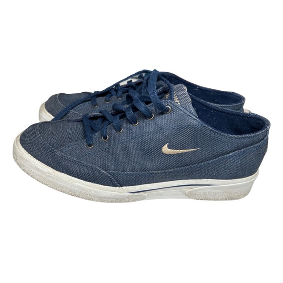 Nike Other - VTG 1996 Nike GTS Canvas Challenge Court Navy Shoes Men US 10 140316-421 casual